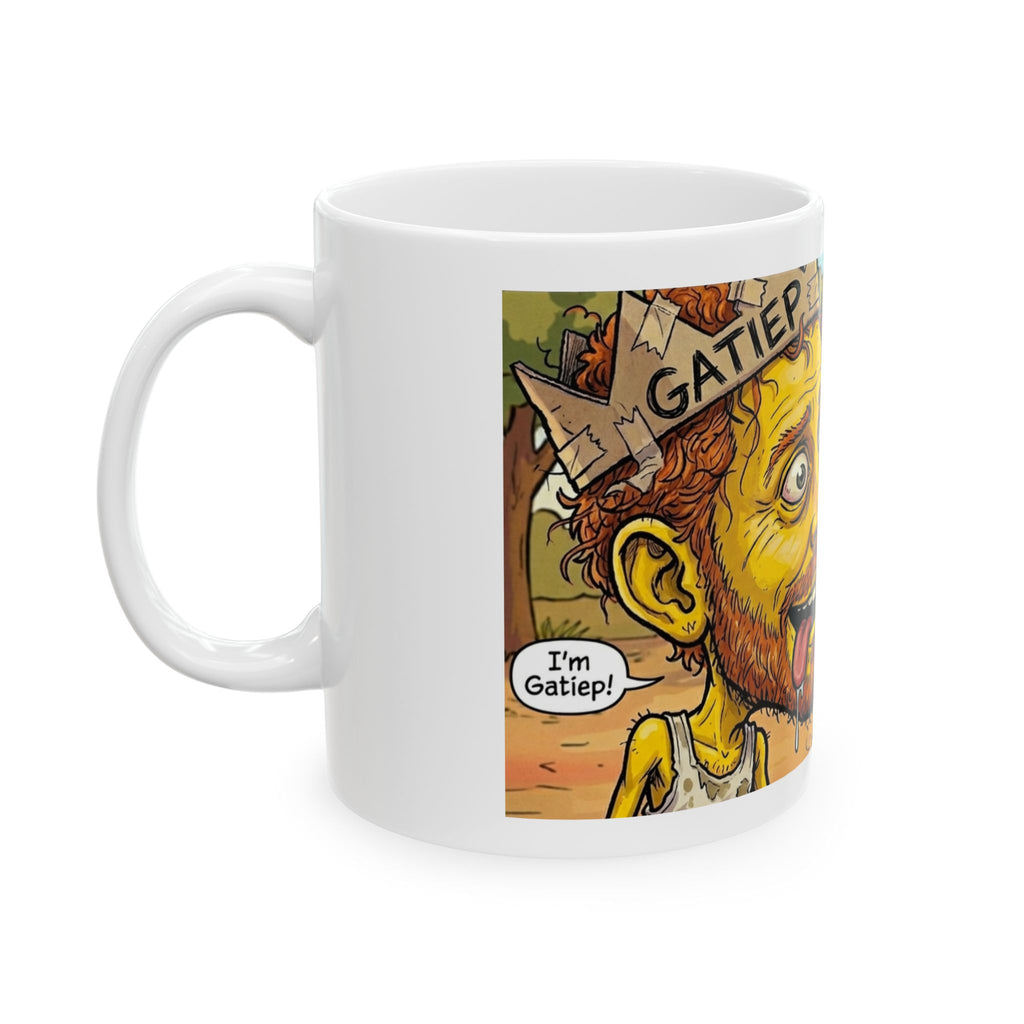 Gatiep and Maraai Ceramic Mug — Funny ‘He’s just so… available’ Coffee Cup (11oz, 15oz)