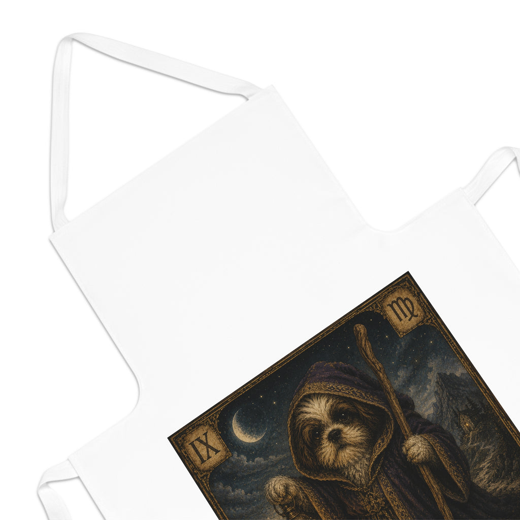 Copy of Tarot 'The Fool' Puppy Apron — Whimsical Dog Tarot Kitchen Apron