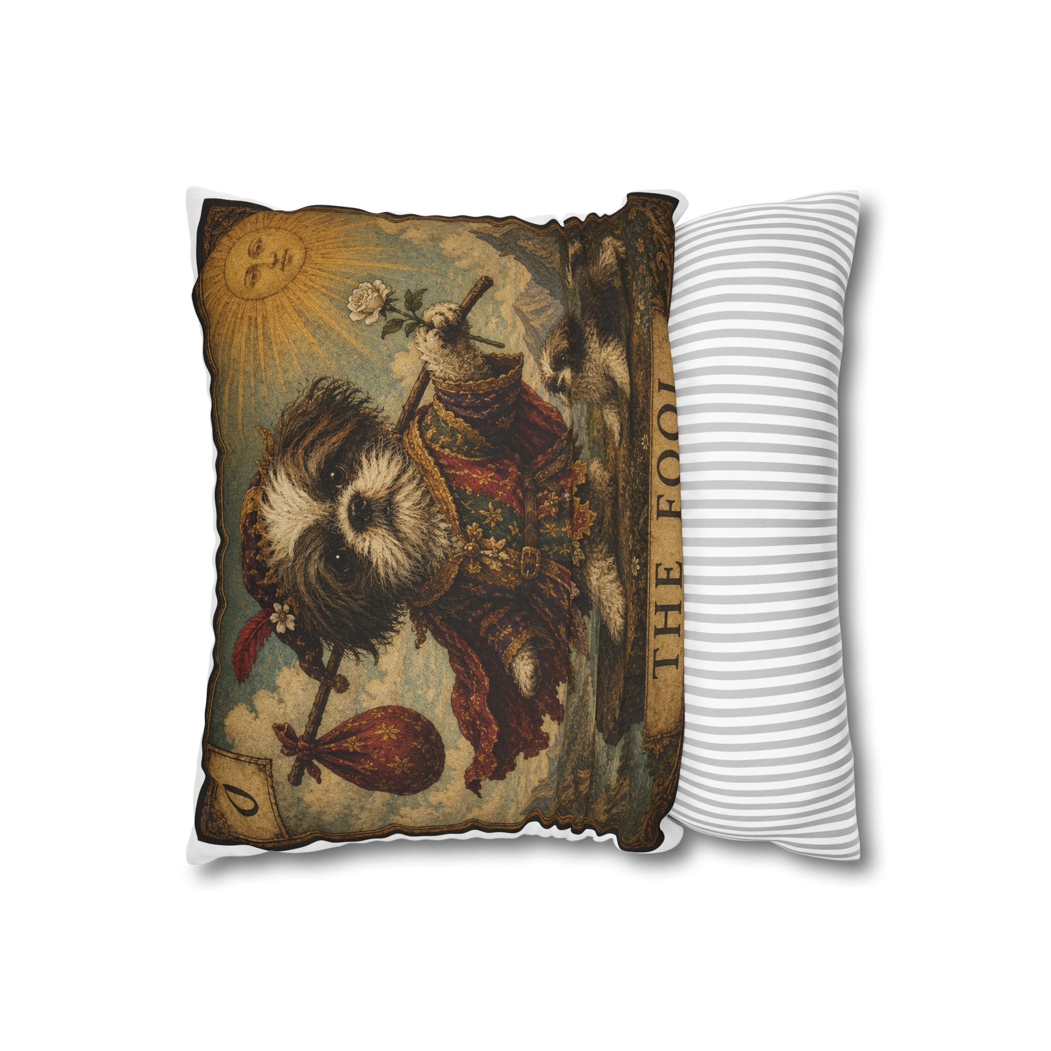 Tarot Dog 'The Fool' Decorative Pillow